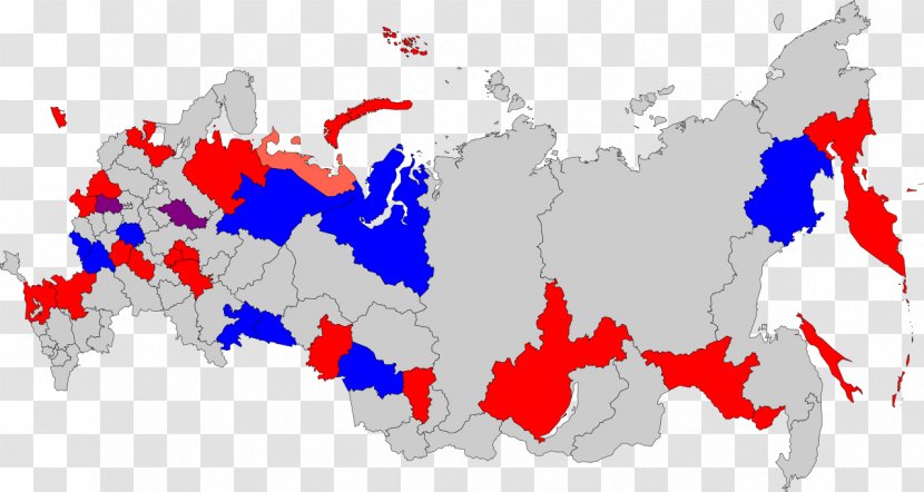 Russian Presidential Election, 2018 2012 Legislative 2011 Map - Election - Russia Transparent PNG