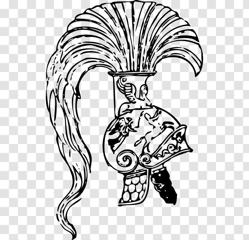 Ancient Greece Corinthian Helmet Clip Art - Flower Transparent PNG