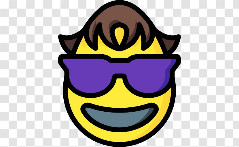 Smiley Emoticon Clip Art - Glasses Transparent PNG