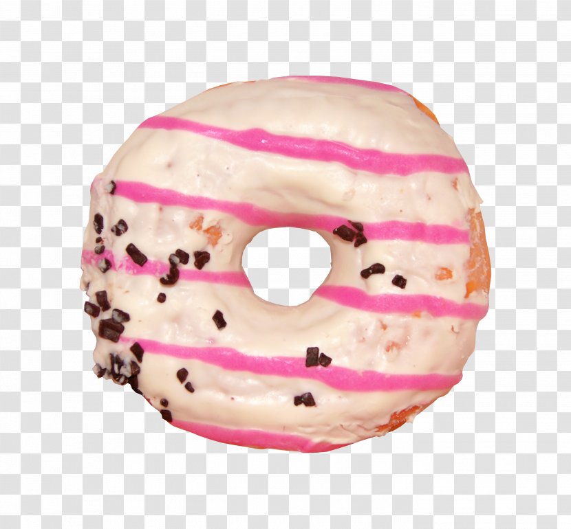 Doughnut Cotton Candy Food Strawberry - Pink - Cute Donut Transparent PNG
