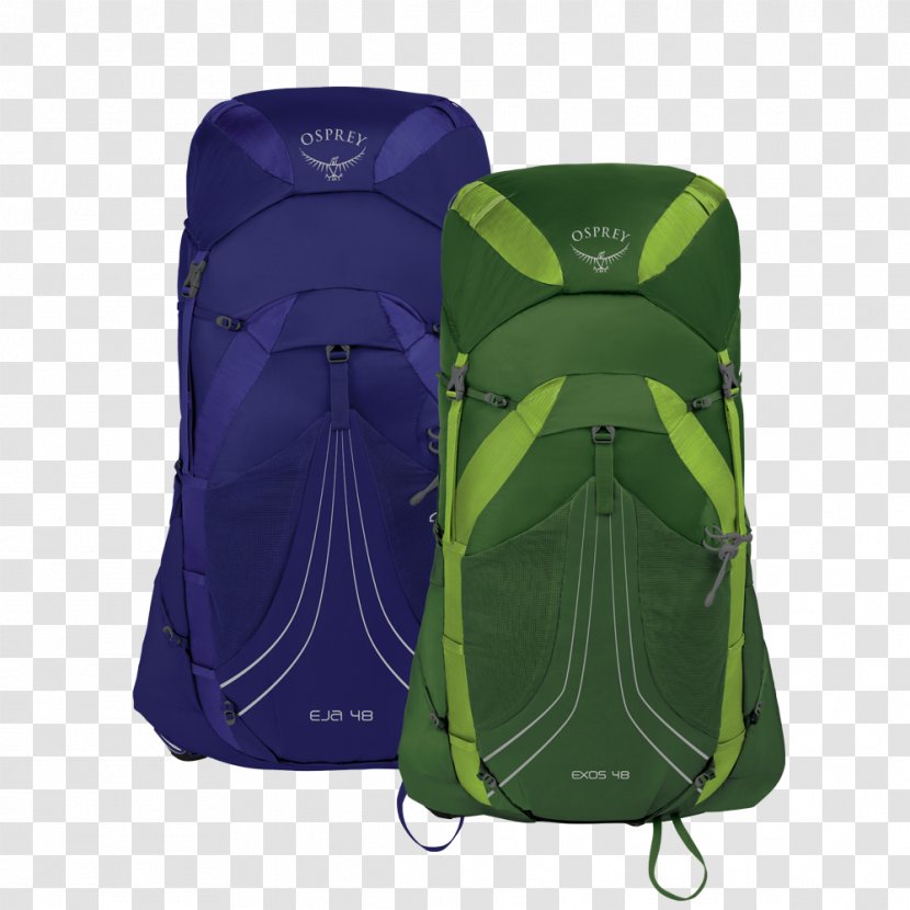 Backpack Osprey Exos 48 58 Hiking - Luggage Bags Transparent PNG