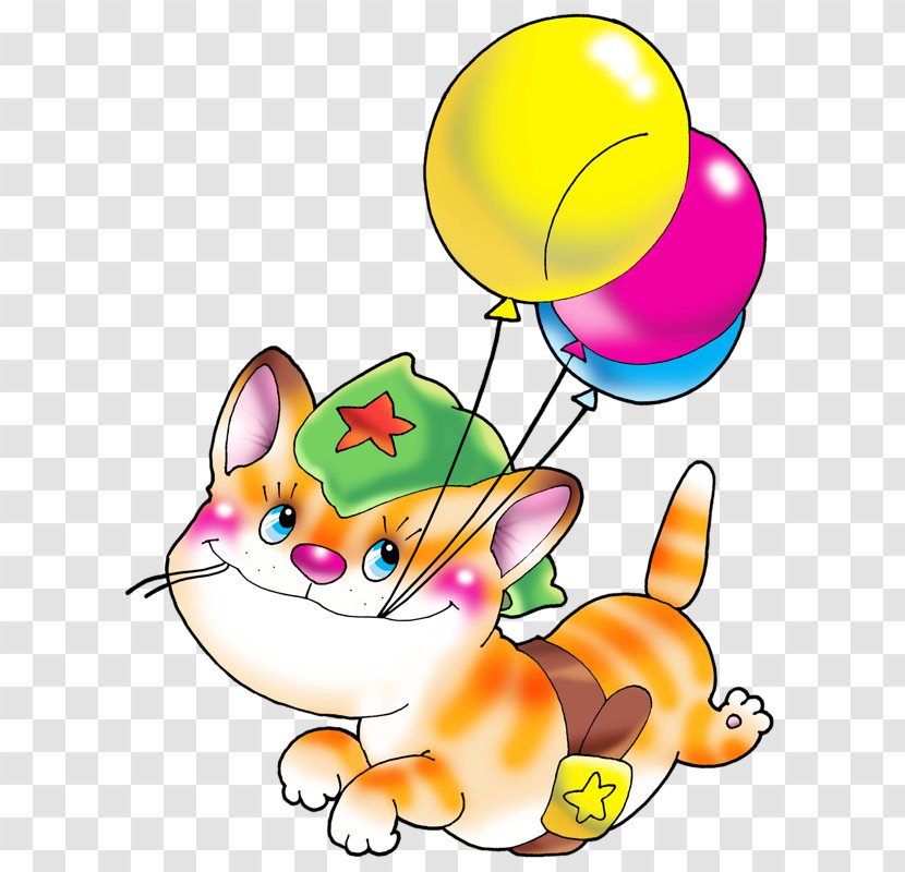 Kitten Balloon Cat Bulba The - Flower - Cute Kittens Transparent PNG
