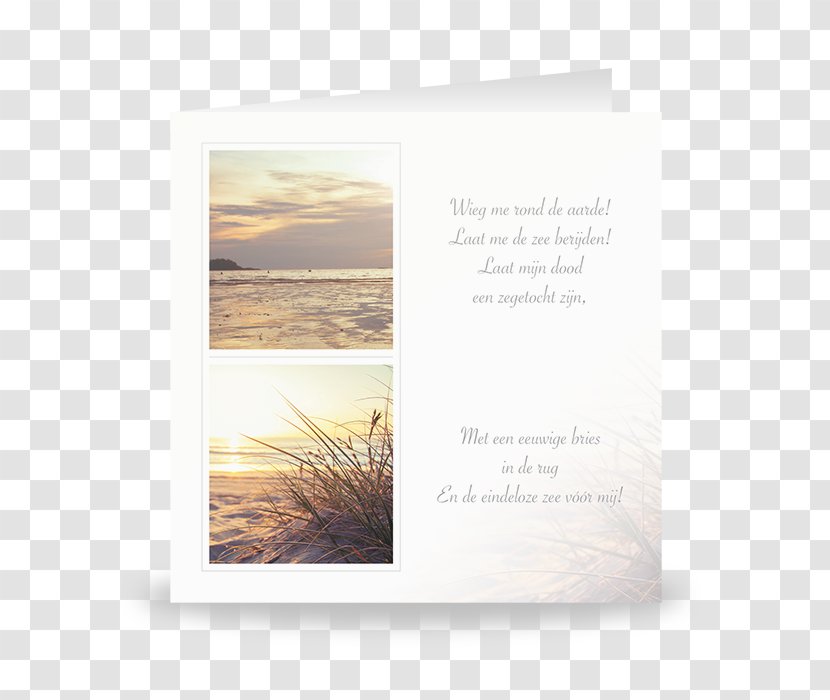 Greeting & Note Cards Picture Frames - Egmond Aan Zee Transparent PNG