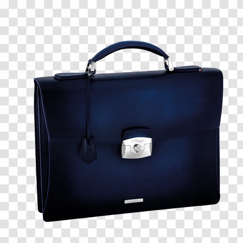 One Gusset Briefcase Leather S. T. Dupont Handbag Transparent PNG
