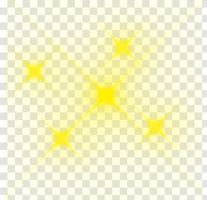 Yellow Pattern - Cross Light Effect Transparent PNG