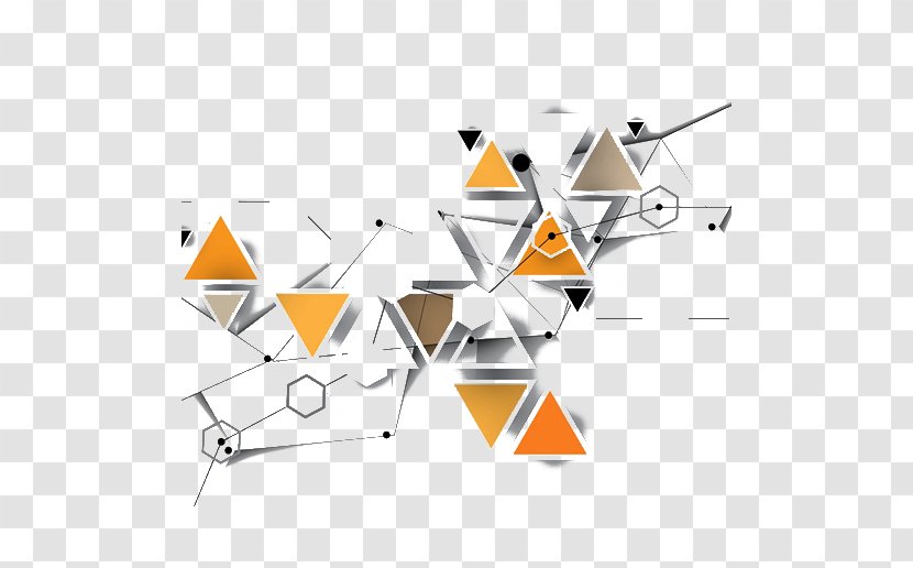 Triangle Graphic Design Geometry Ornament - Technology - Science Fiction Transparent PNG