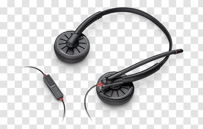 Headphones Microphone Plantronics Blackwire C225 5210 USB 207576-01 BlackWIRE C5220 Stereo UC Headset W/3.5MM - Sound Transparent PNG