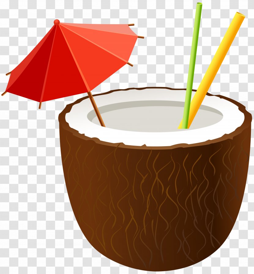 Coconut Water Juice Cocktail Clip Art - Summer Transparent PNG