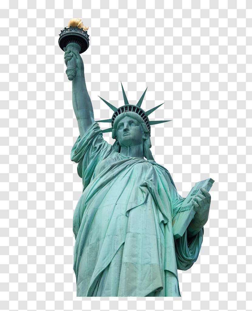 Statue Of Liberty Freedom Manhattan - Goddess Transparent PNG