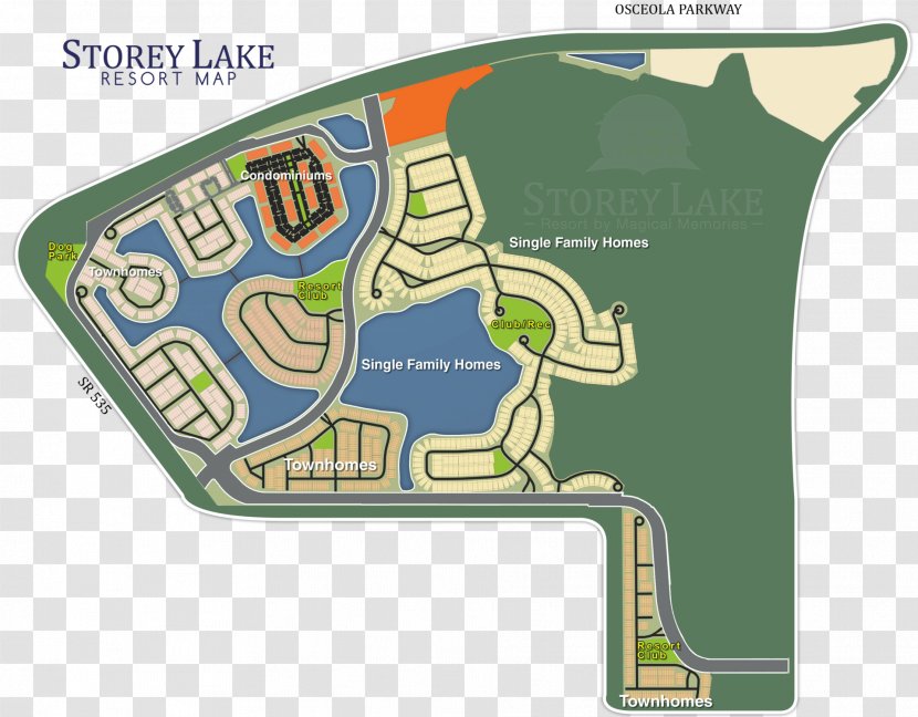 Lake Kissimmee Storey House Resort - Building - Rental Homes Transparent PNG