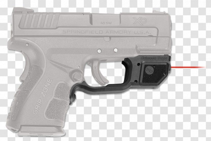 Trigger Springfield Armory HS2000 Crimson Trace Laser - Inc - Shooting Traces Transparent PNG