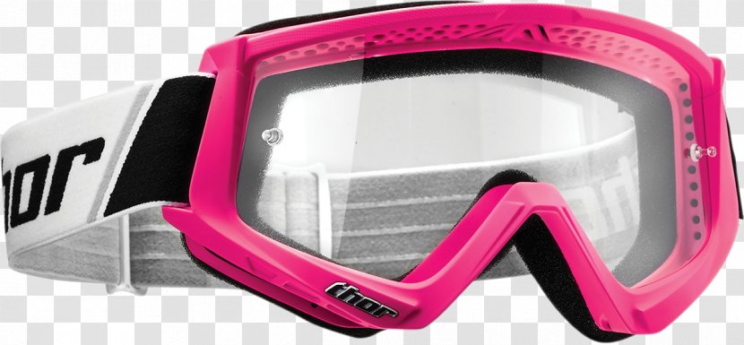 Goggles Motorcycle Eyewear Glasses Thor - Red Transparent PNG
