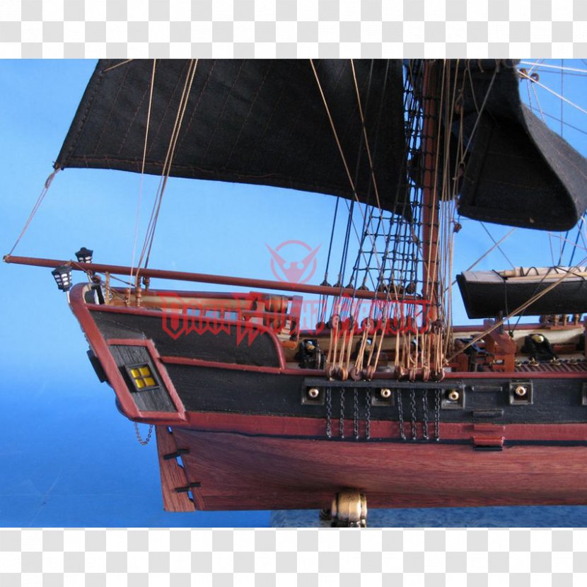 Brigantine Barque Schooner Clipper - Galeas - Pirates Of The Caribbean Ship Transparent PNG