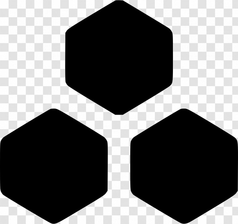 Hexagon Symbol - Black Transparent PNG