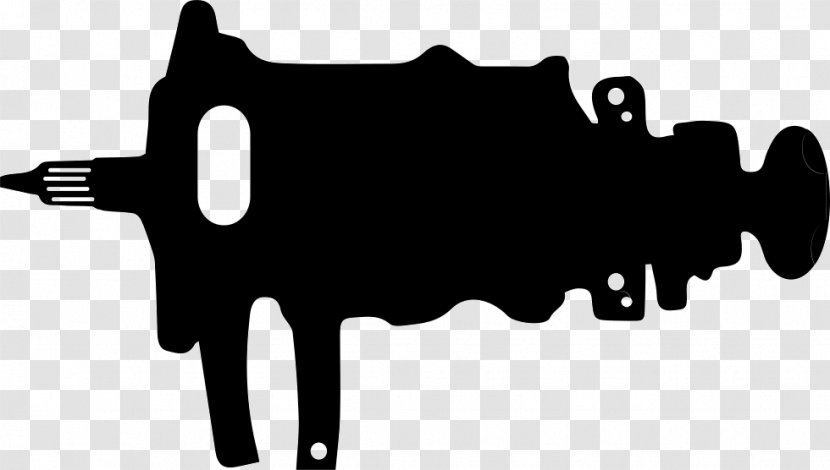 Clip Art Cattle Silhouette Black M Transparent PNG