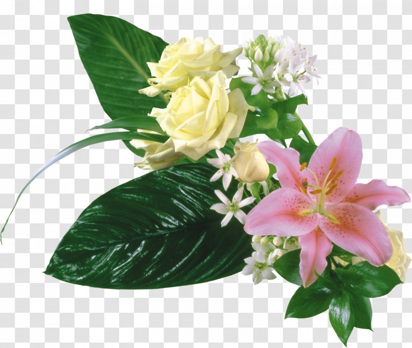 Flower Bouquet Desktop Wallpaper Clip Art - Floral Design - Lily Transparent PNG