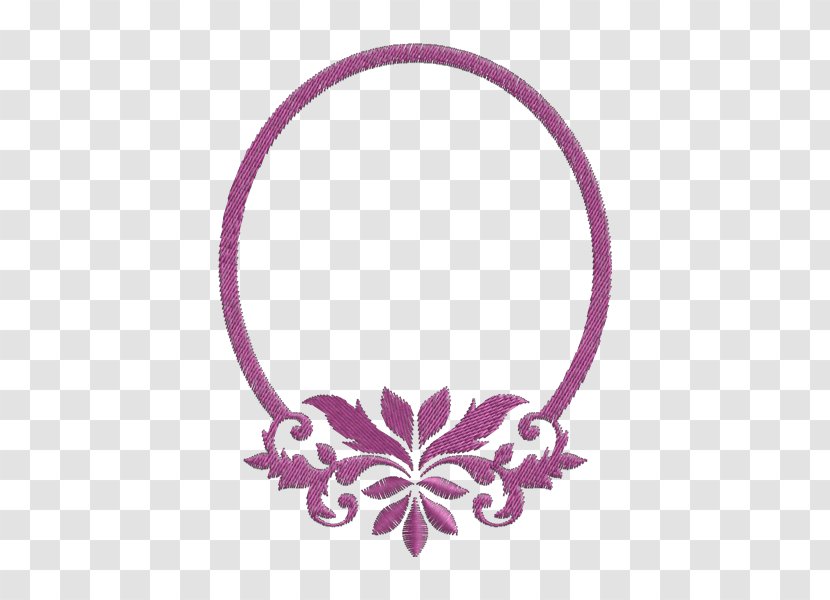 Machine Embroidery Decorative Arts Image - Purple - Arabesque Transparent PNG