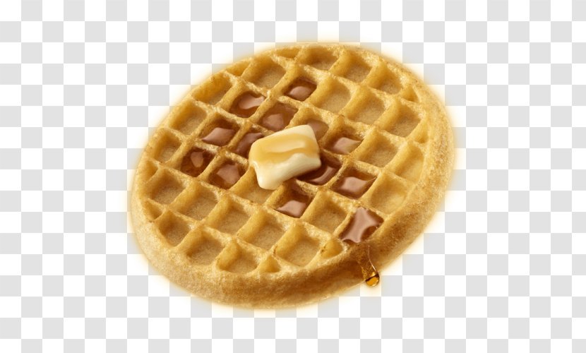 Belgian Waffle Chicken And Waffles Eggo Breakfast - Ice Cream - Family Pudding Transparent PNG