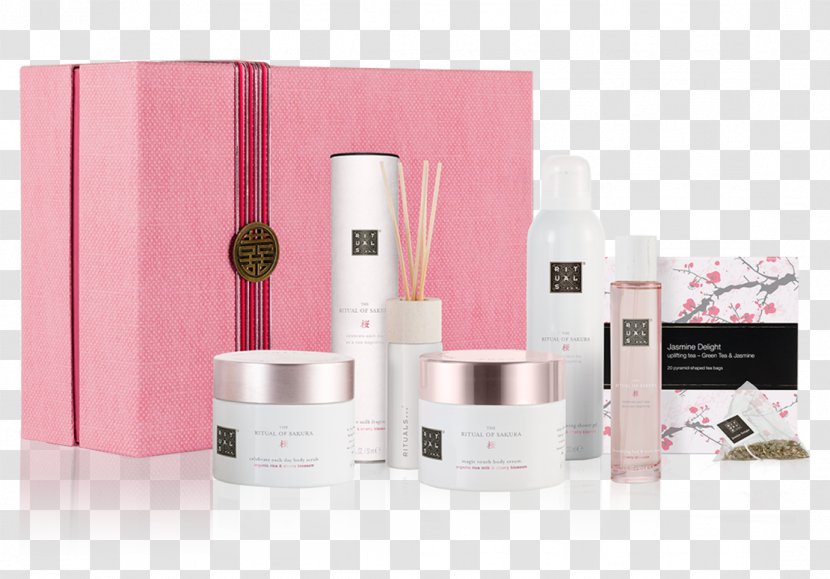 Rituals... The Ritual Of Sakura Body Cream Cherry Blossom Christmas Gift Ceremony - Wrapping Transparent PNG