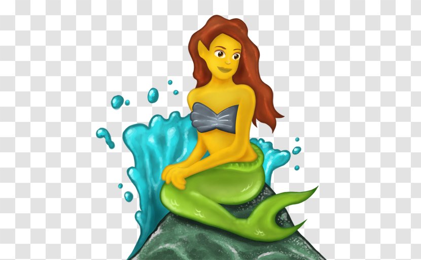 Emojipedia Mermaid Merman Ariel - Emoji - Chinese Box Transparent PNG