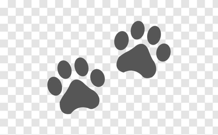 Bear Cat Animal Track Footprint Paw - Monochrome Transparent PNG