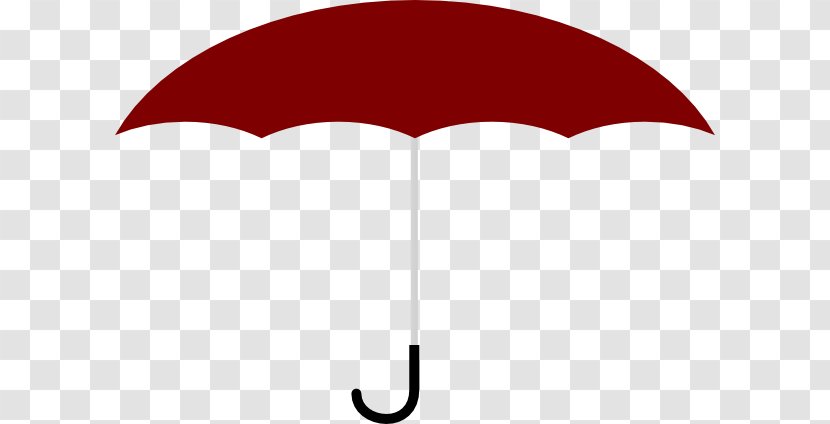 Umbrella Clip Art - Red Transparent PNG