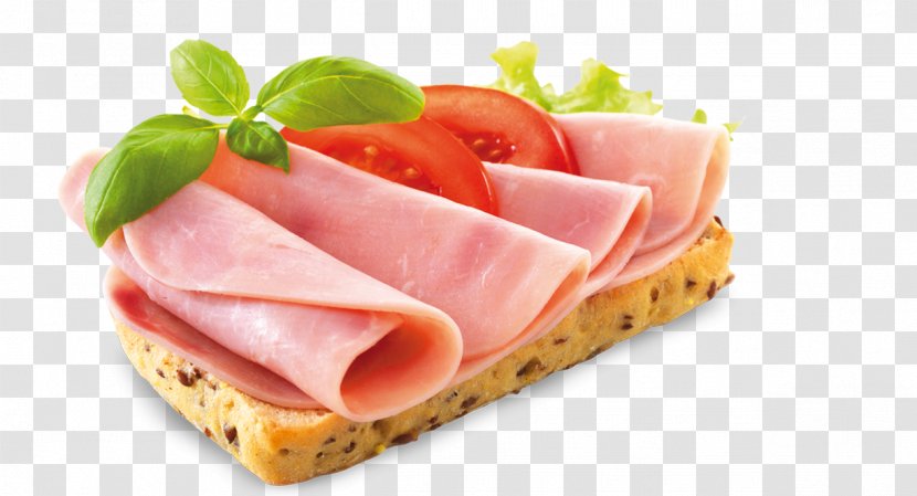 Ham Sandwich Open Bacon Bread - Bayonne Transparent PNG
