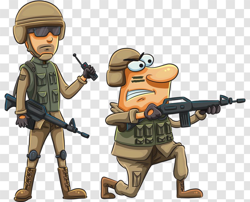Soldier Army Cartoon Military Clip Art - Executive With Soldiers Transparent PNG