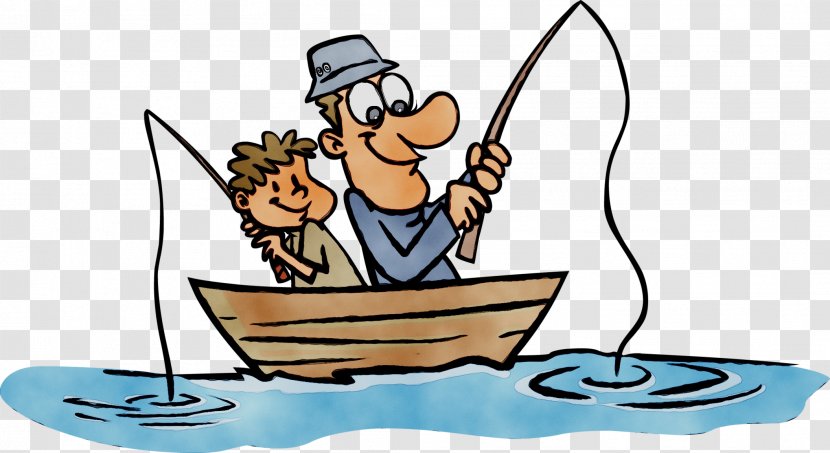 Clip Art Illustration Human Behavior Food Cartoon - Fisherman Transparent PNG