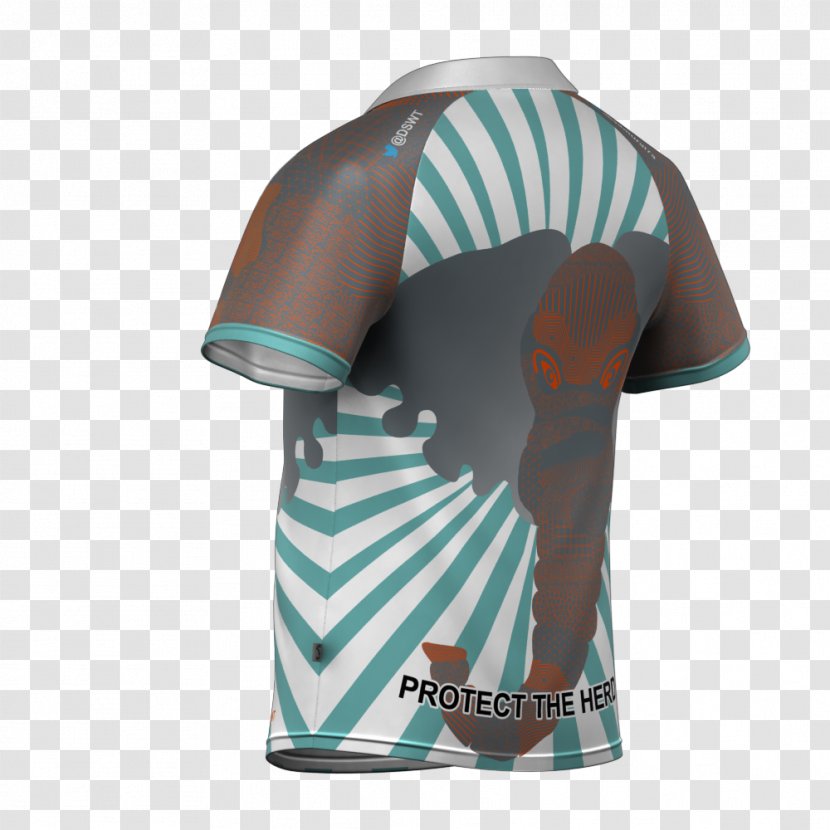 T-shirt Turquoise Teal Shoulder Sleeve - Tshirt - Safari Transparent PNG