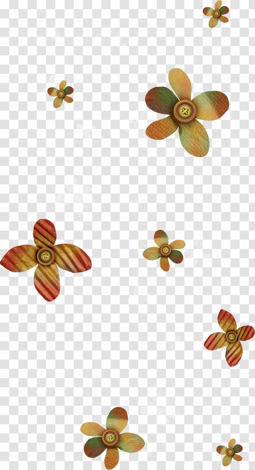 Button Flower Clip Art - Snap Fastener - Multicolored Flowers Buttons Transparent PNG