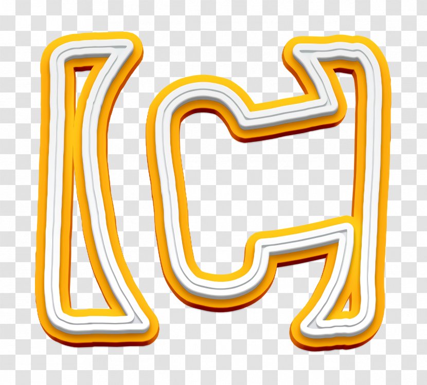 Contao Icon Logo Logos - Yellow - Text Transparent PNG