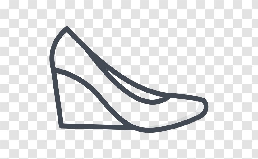 Fashion Clothing Shoe - Eye Liner - Black And White Transparent PNG