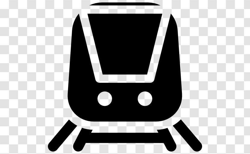 Train Station Rapid Transit Rail Transport Commuter - Black And White Transparent PNG
