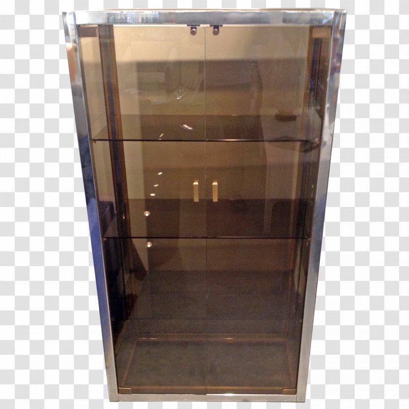 Display Case Smoked Glass Furniture Curio Cabinet - Watercolor Transparent PNG