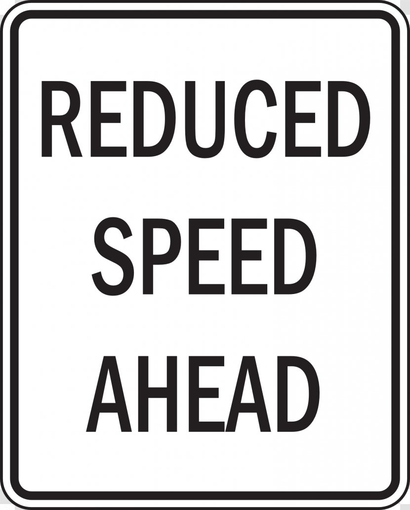 Traffic Sign Speed Road Warning - Ahead Transparent PNG