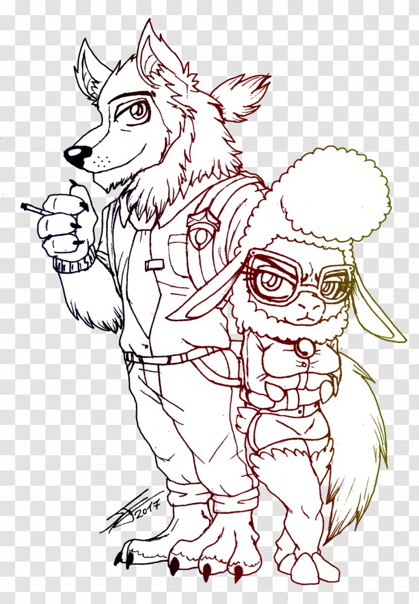 Bellwether Sheep Gray Wolf Drawing Line Art Transparent PNG
