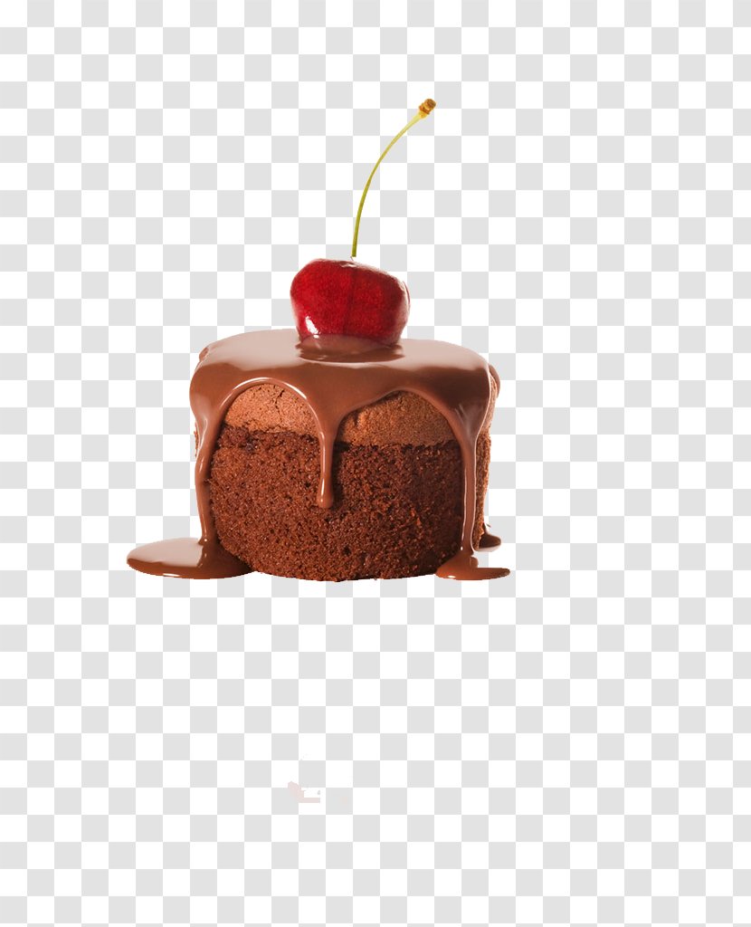 Chocolate Cake Cupcake Icing Cream Black Forest Gateau - Flavor - Cherry Transparent PNG
