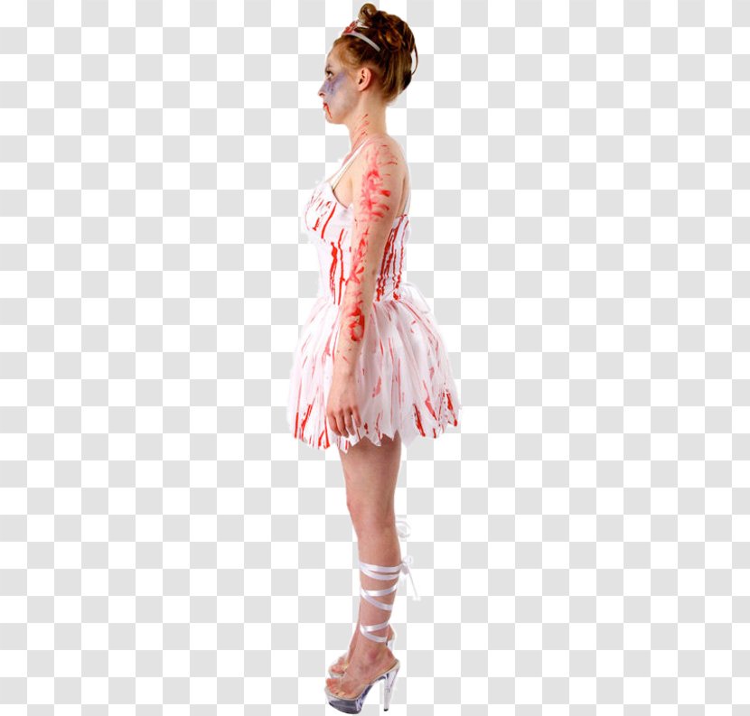 Tutu Costume Party Ballet Dancer Disguise - Silhouette - Dress Transparent PNG