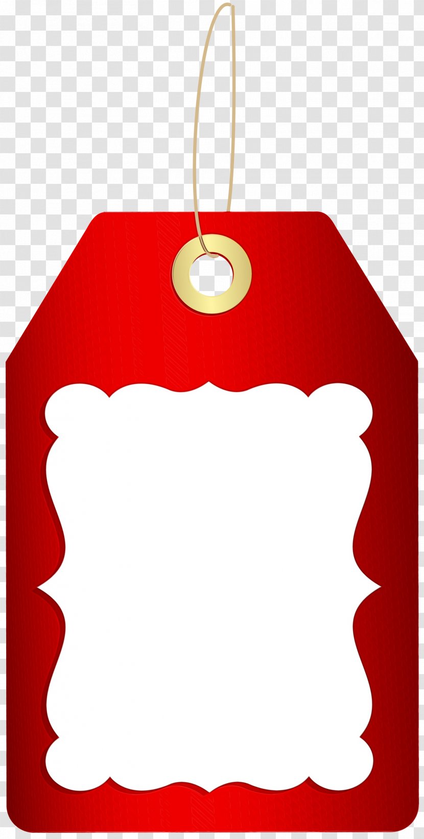 Graphic Design Icon - Red - Rectangle Christmas Ornament Transparent PNG