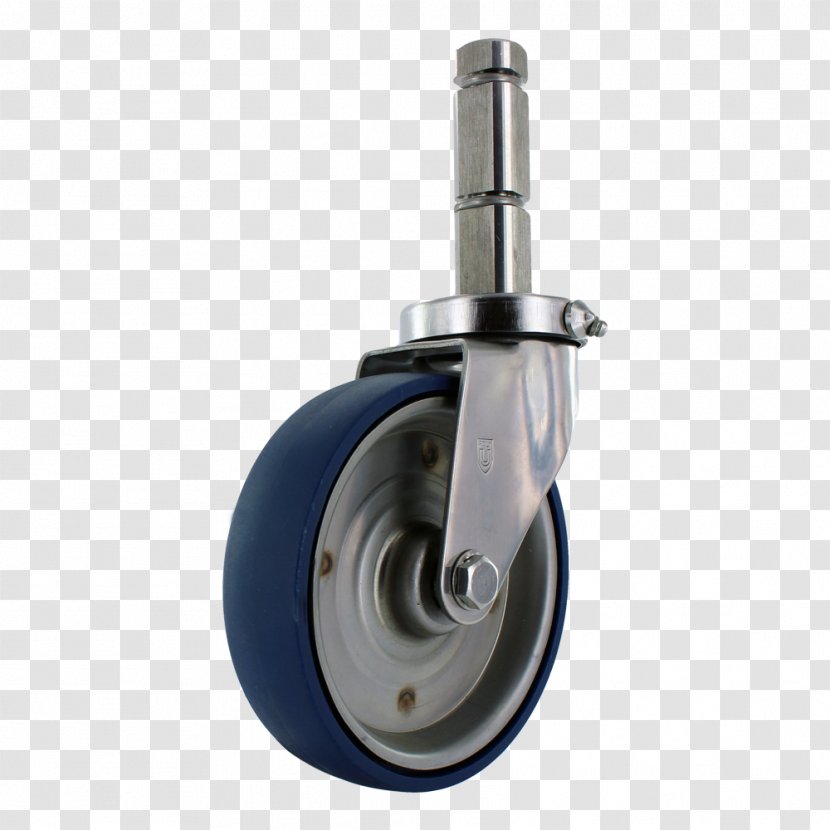 Tire Wheel Caster Polyurethane - Vendor - Shopping Cart Transparent PNG