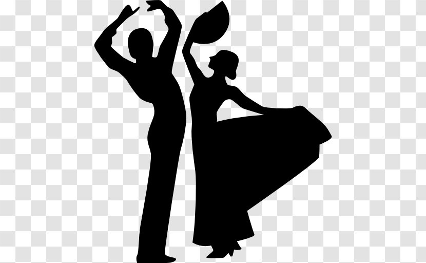 Partner Dance Ballet Dancer Flamenco - Cartoon - More Vector Transparent PNG