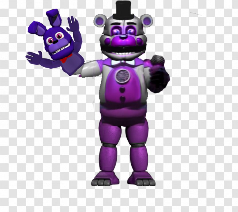 Five Nights At Freddy's: Sister Location Freddy's 3 Animatronics - Action Figure - Funtime Freddy Transparent PNG