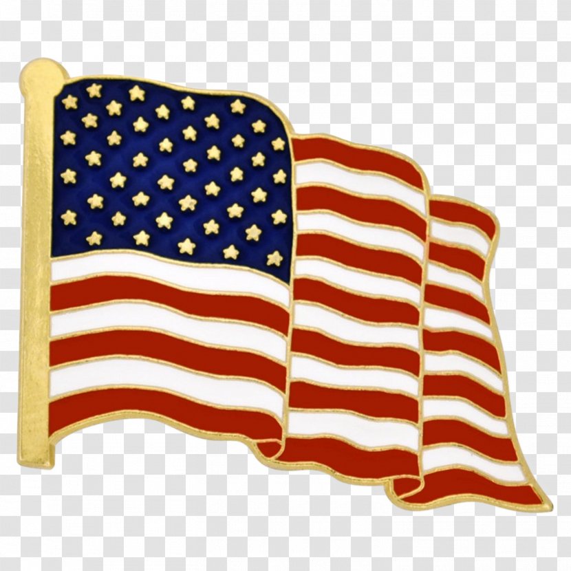 Flag Of The United States Lapel Pin Clothing - Area - Usa Transparent PNG