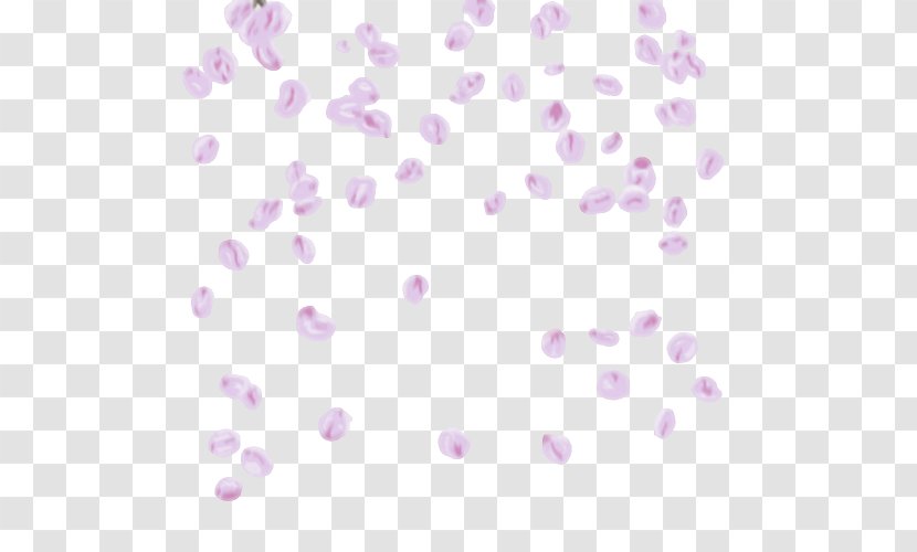 Cherry Blossom Petal Wall Decal Leaf - Lilac - Background Transparent Sakura Petals Hd Transparent PNG