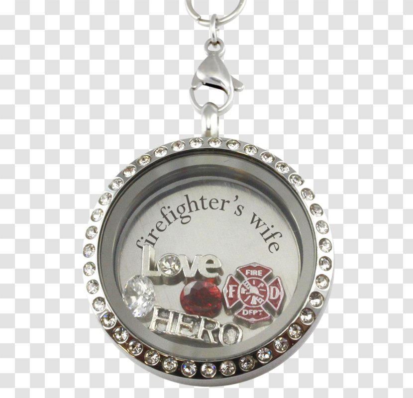 Locket Charms & Pendants Jewellery Necklace Firefighter - Colored Motorcycle Chains Transparent PNG