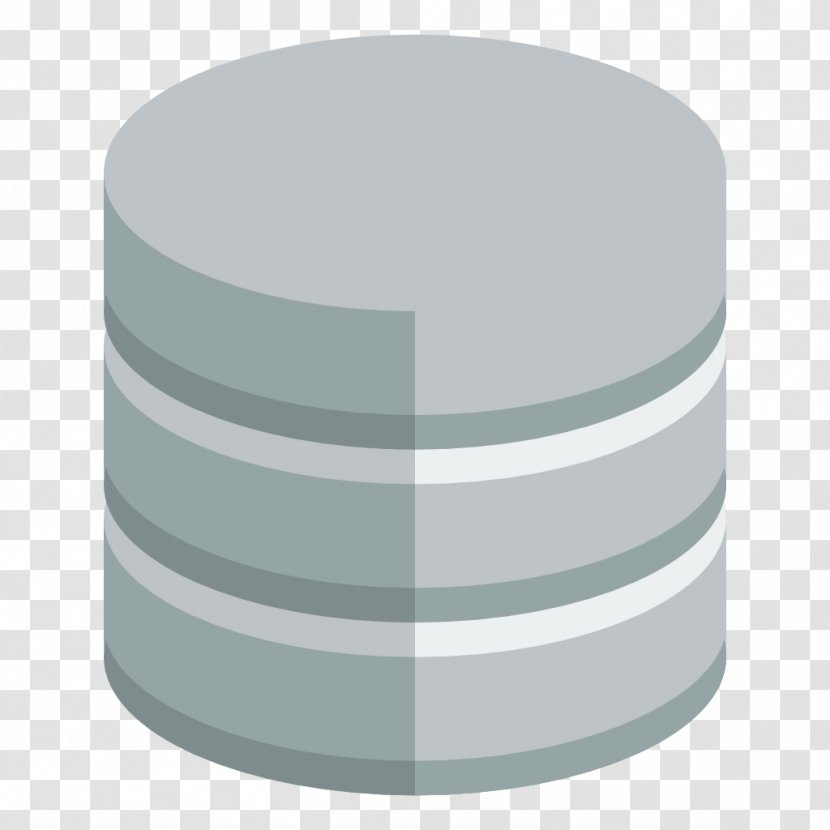 Angle Cylinder - Icon Design - Database Transparent PNG