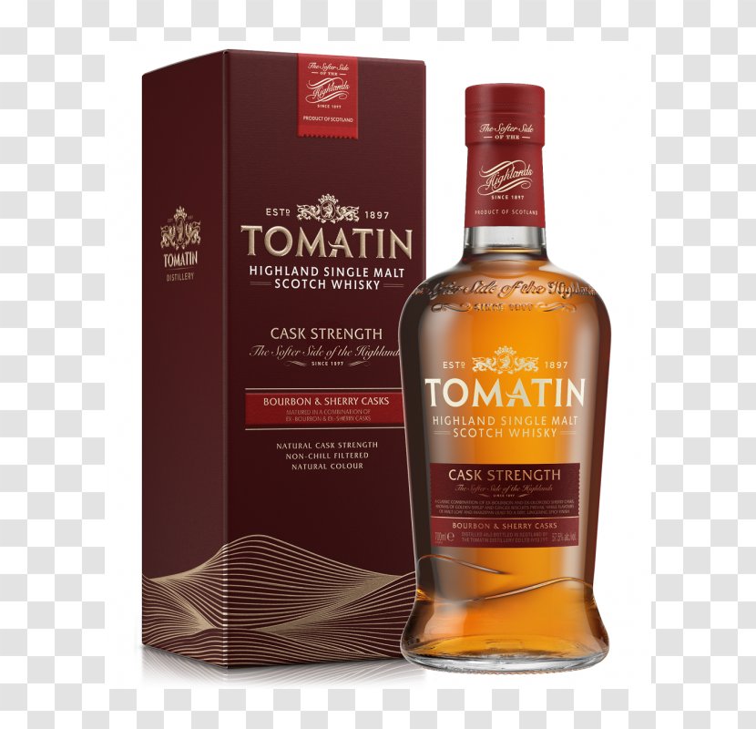 Single Malt Whisky Tomatin Scotch Whiskey - Distillery - Rombo Transparent PNG