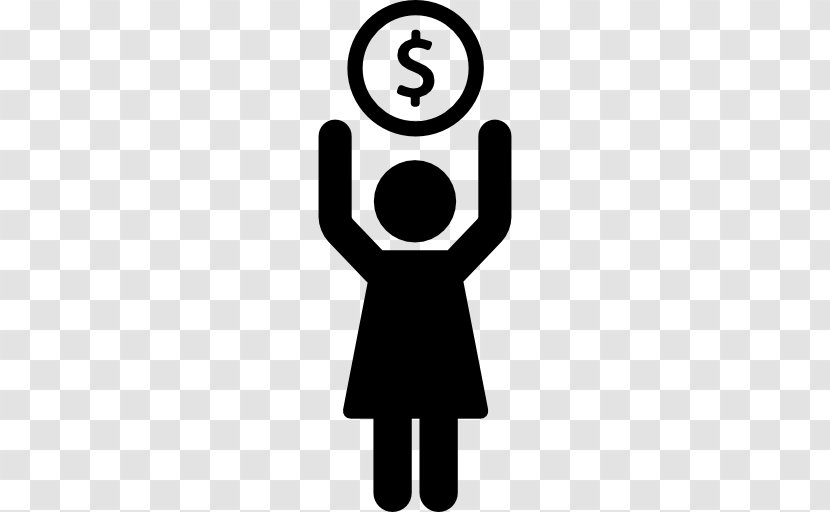 Woman Clip Art - Human Behavior - Money Transparent PNG