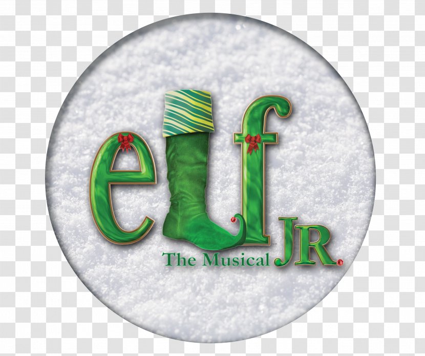 Elf Musical Theatre Naples Players Art - Christmas Ornament Transparent PNG